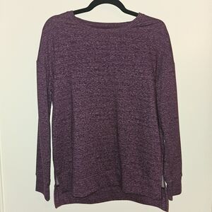 32 Degrees Women's Purple Long Sleeve Top